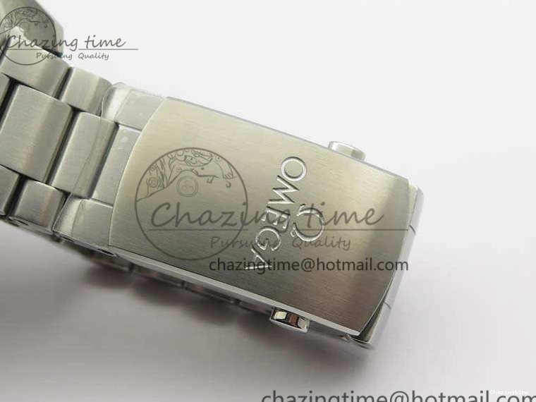 0227 Planet Ocean Master Chrono SS OM 1:1 Best Edition Gray Dial On SS Bracelet A9900 V Efficient 8116